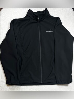 Columbia Womens XL Soft Shell Jacket Black Full Zip Fleece Lined Lightweight
EUC